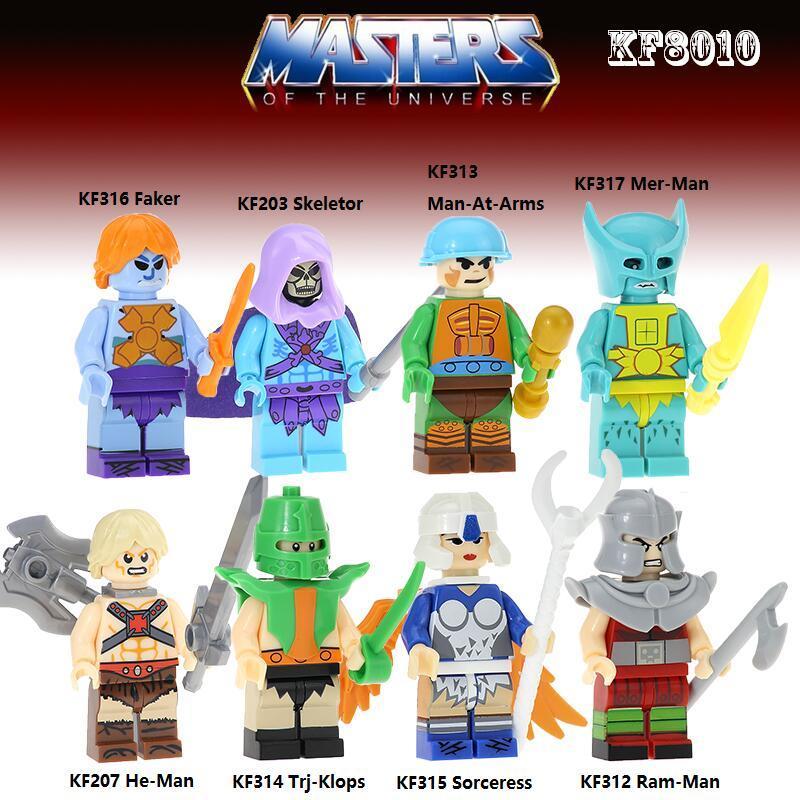 Minifigure Faker KF316, bản sao xấu xa của He-Man từ series Masters of the Universe, đồ chơi lắp ráp giá rẻ cho bé trai 6 tuổi.
