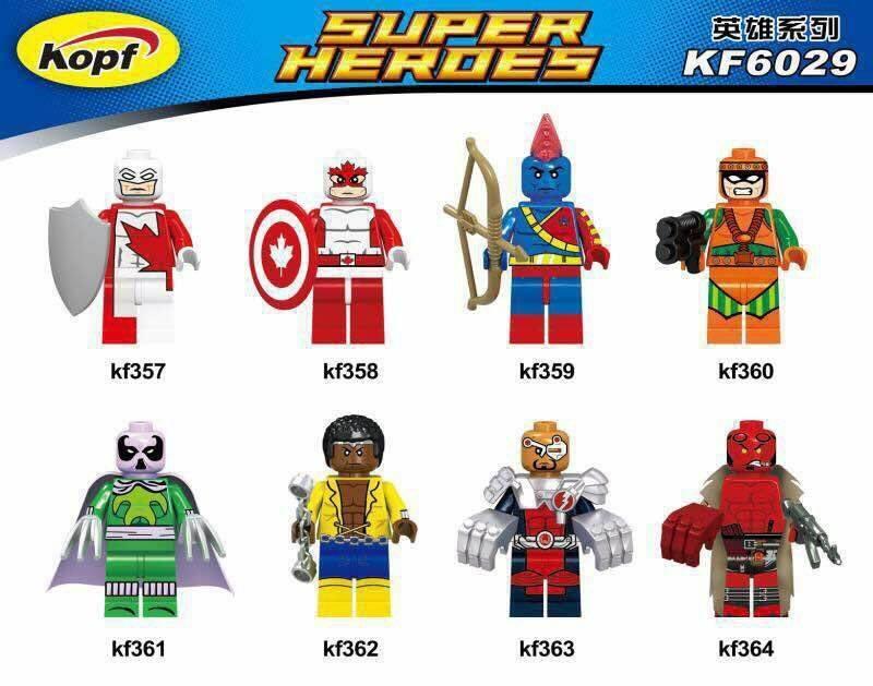 Kopf KF361 Minifigure Prowler đồ chơi mô hình siêu anh hùng màu xanh lá tím, phù hợp bé trai 8 tuổi, giá tốt.
