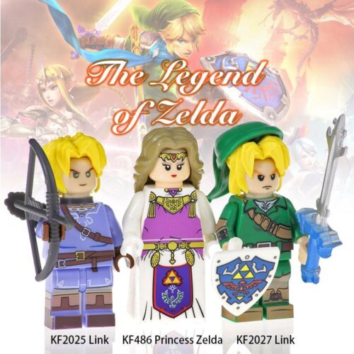 Minifigure The Legend of Zelda Princess Zelda KF486 Kopf