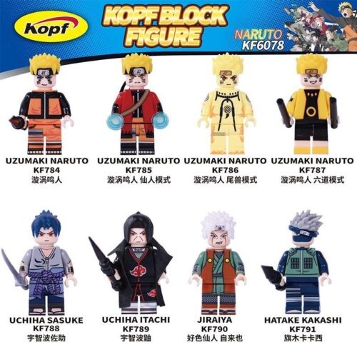 Bộ Minifigure Naruto Kopf KF6078 đồ chơi lắp ráp nhân vật Naruto cho bé trai 6 tuổi giá tốt