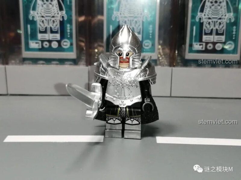 Hộp sản phẩm bộ 6 Minifigure Kỵ Sĩ Thiên Nga Dol Amroth KORUIT KT1051, đồ chơi lắp ghép giá tốt cho bé trai.