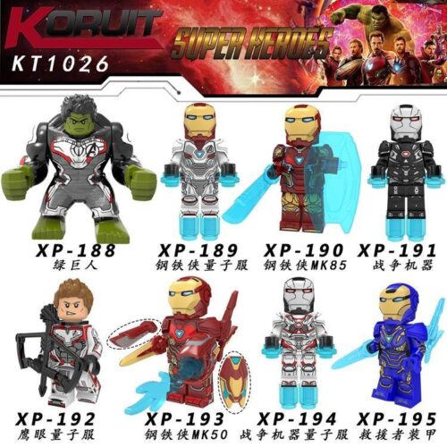 Bộ đồ chơi Biệt Đội Siêu Anh Hùng Avengers KORUIT KT1026, đồ chơi xếp hình Siêu Anh Hùng Marvel cho bé trai 8 tuổi, giá tốt.
