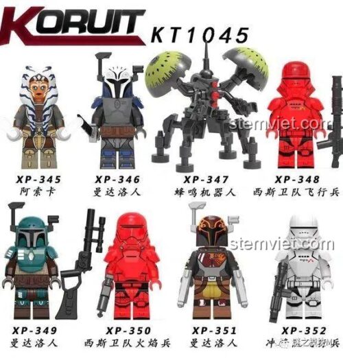 KORUIT KT1045 Bộ 8 Minifigure Star Wars - Jango Fett
