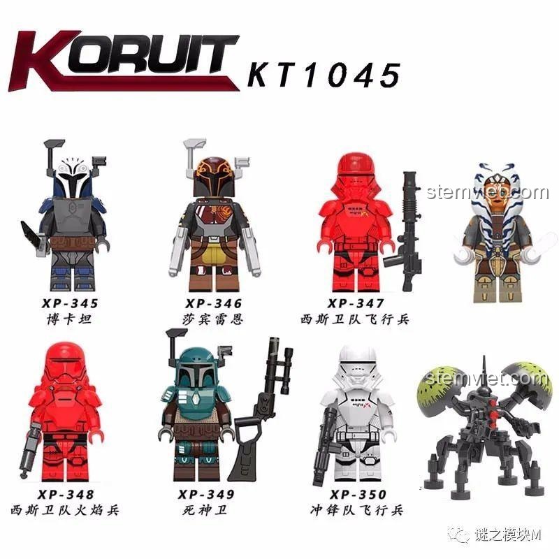 KORUIT KT1045 Bộ 8 Minifigure Star Wars - Sith Trooper