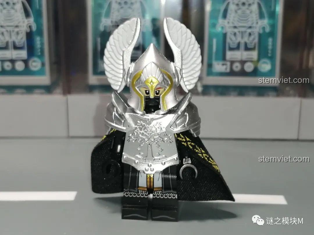 Minifigure Tinh Linh KORUIT KT1050, đồ chơi xếp hình Chiến Binh Tinh Linh, các loại mũ giáp.