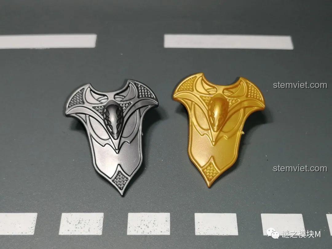 Minifigure Tinh Linh KORUIT KT1050, đồ chơi lắp ghép Chiến Binh Tinh Linh, giáp vàng nhẹ.