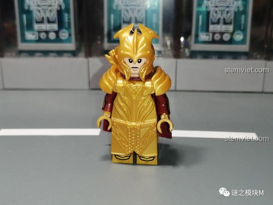 Minifigure Tinh Linh KORUIT KT1050, đồ chơi lắp ghép Chiến Binh Tinh Linh, mặt bên kiểu C.