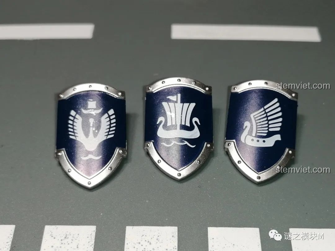 Hai loại kiếm ngắn màu bạc của minifigure Hiệp sĩ Thiên Nga Dol Amroth Koruit KT1051.