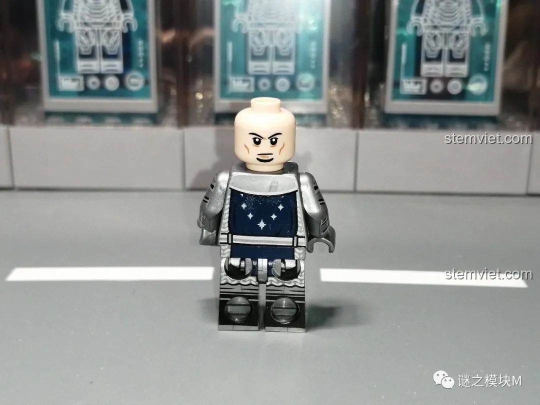 Toàn bộ 6 Minifigure Hiệp sĩ Thiên Nga Dol Amroth Koruit KT1051 tập hợp, với các loại vũ khí và khiên khác nhau.