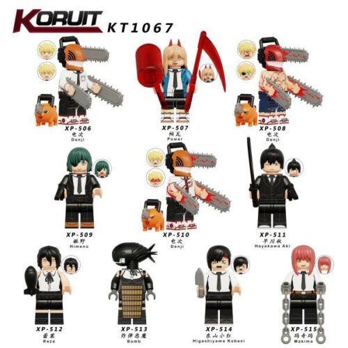 Bộ 9 Minifigure Chainsaw Man KT1067 KORUIT