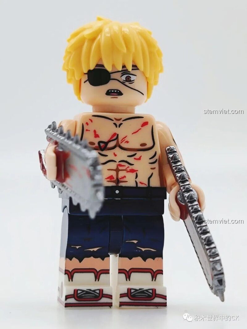 Bộ 9 Minifigure Chainsaw Man KT1067 - Himeno (với súng)
