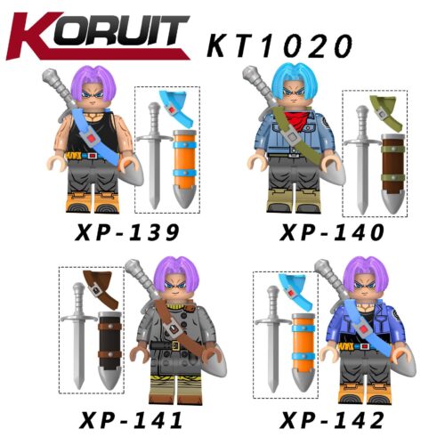 Minifigure Trunks XP-141 KORUIT đồ chơi mô hình lắp ghép nhân vật Trunks Dragon Ball cho bé trai 6 tuổi giá tốt