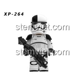 Ảnh review chi tiết minifigure First Order Executioner Trooper Koruit XP-264, đồ chơi lắp ráp Star Wars giá rẻ cho bé trai 6 tuổi.