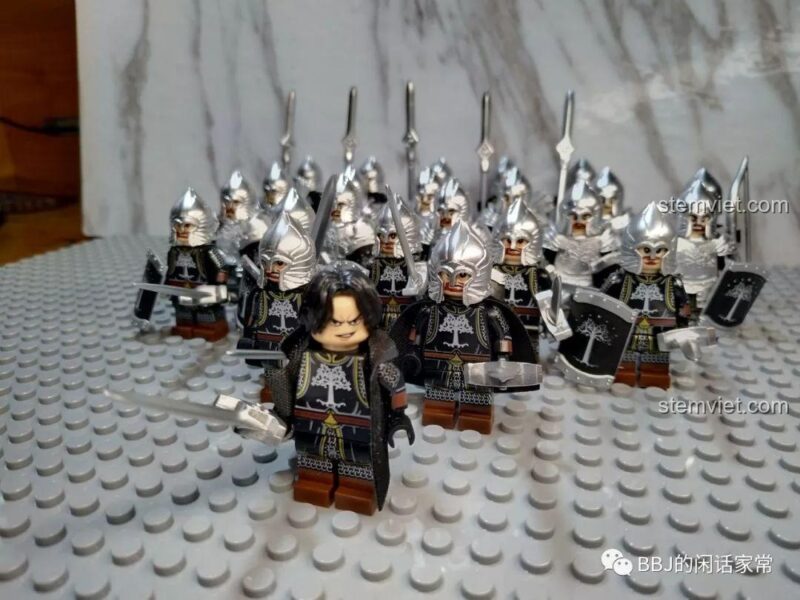 Đội Quân Thiên Nga KORUIT XP-391 tập hợp, bộ lắp ghép minifigure chất lượng cao, đồ chơi xây dựng cho bé trai