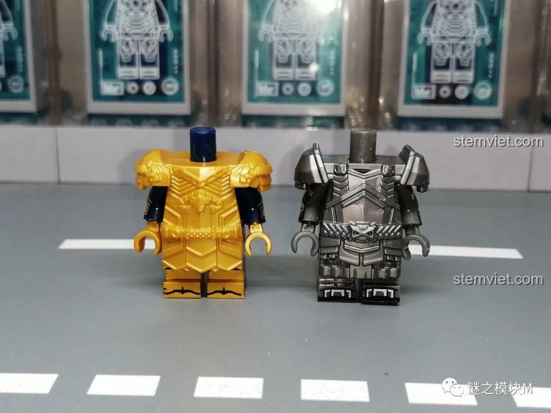 Cận cảnh mũ trụ của minifigure Dwarf Warrior KORUIT XP-411