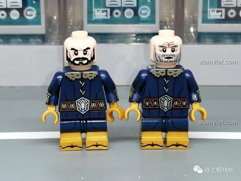 Giáp và mũ trụ của minifigure Dwarf Warrior KORUIT XP-411