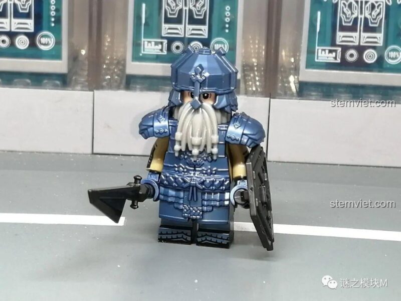 Minifigure Dwarf Warrior KORUIT XP-411 (mẫu 4)