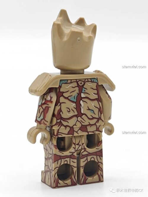 Cận cảnh minifigure Drax the Destroyer từ bộ KORUIT Vệ Binh Dải Ngân Hà 3, một lựa chọn thay thế tiết kiệm cho LEGO®.