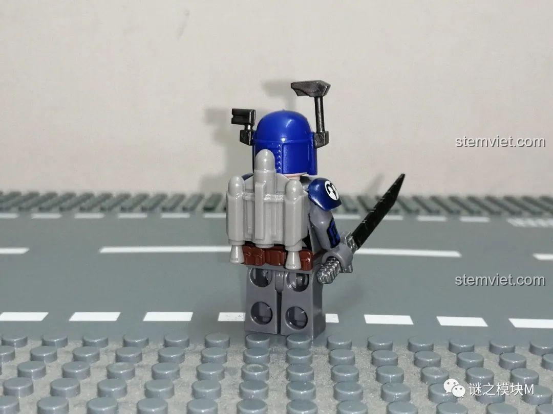 Đồ chơi mô hình Minifigure Star Wars, Bo-Katan với chi tiết bên hông, đồ chơi lắp ghép cho bé trai 6 tuổi, feedback tích cực.
