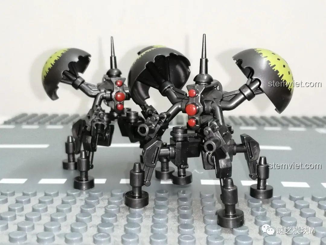 Đồ chơi lắp ghép XP-349, Buzz Droid với súng, đồ chơi lắp ráp cho bé trai 6 tuổi, chất lượng tin cậy.