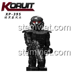 Minifigure Dark Trooper XP-395 của KORUIT, một lính robot tinh nhuệ trong set đồ chơi mô hình Star Wars XP-262.