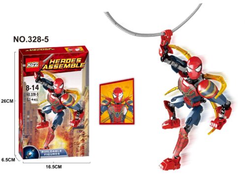 Spider-Man Heroes Assemble KSZ 328-5 bộ đồ chơi lắp ráp