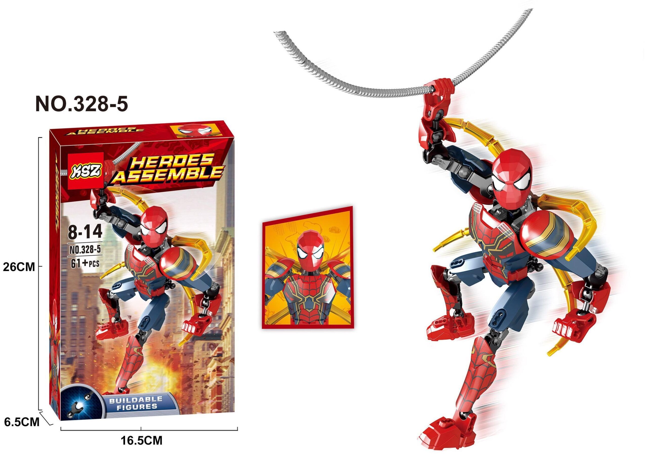 Spider-Man Heroes Assemble KSZ 328-5 bộ đồ chơi lắp ráp