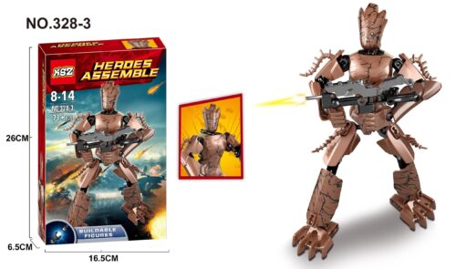Bộ đồ chơi Groot Heroes Assemble KSZ NO.328-3