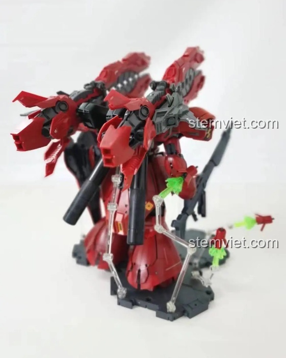 Mặt sau của bộ lắp ghép Robot Chiến Giáp 10034, thể hiện khớp nối linh hoạt, đáng mua.