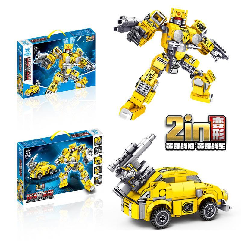 Bộ lắp ghép Robot Biến Hình Bumblebee KUYU MOXING 6007, đồ chơi lắp ráp KUYU MOXING 6007 cho bé trai 6 tuổi, chất lượng cao, giá tốt.