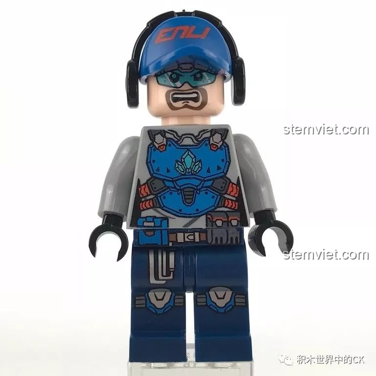 Minifigure Gary của bộ lắp ghép Xe Thăm Dò Tinh Thể Kyanite Squad 2401, đồ chơi cho bé trai.