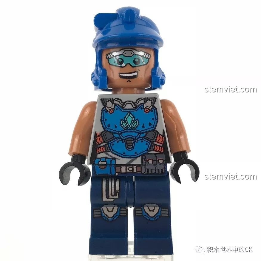 Minifigure Leo của bộ lắp ghép Xe Thăm Dò Tinh Thể Kyanite Squad 2401, đồ chơi cho bé trai.