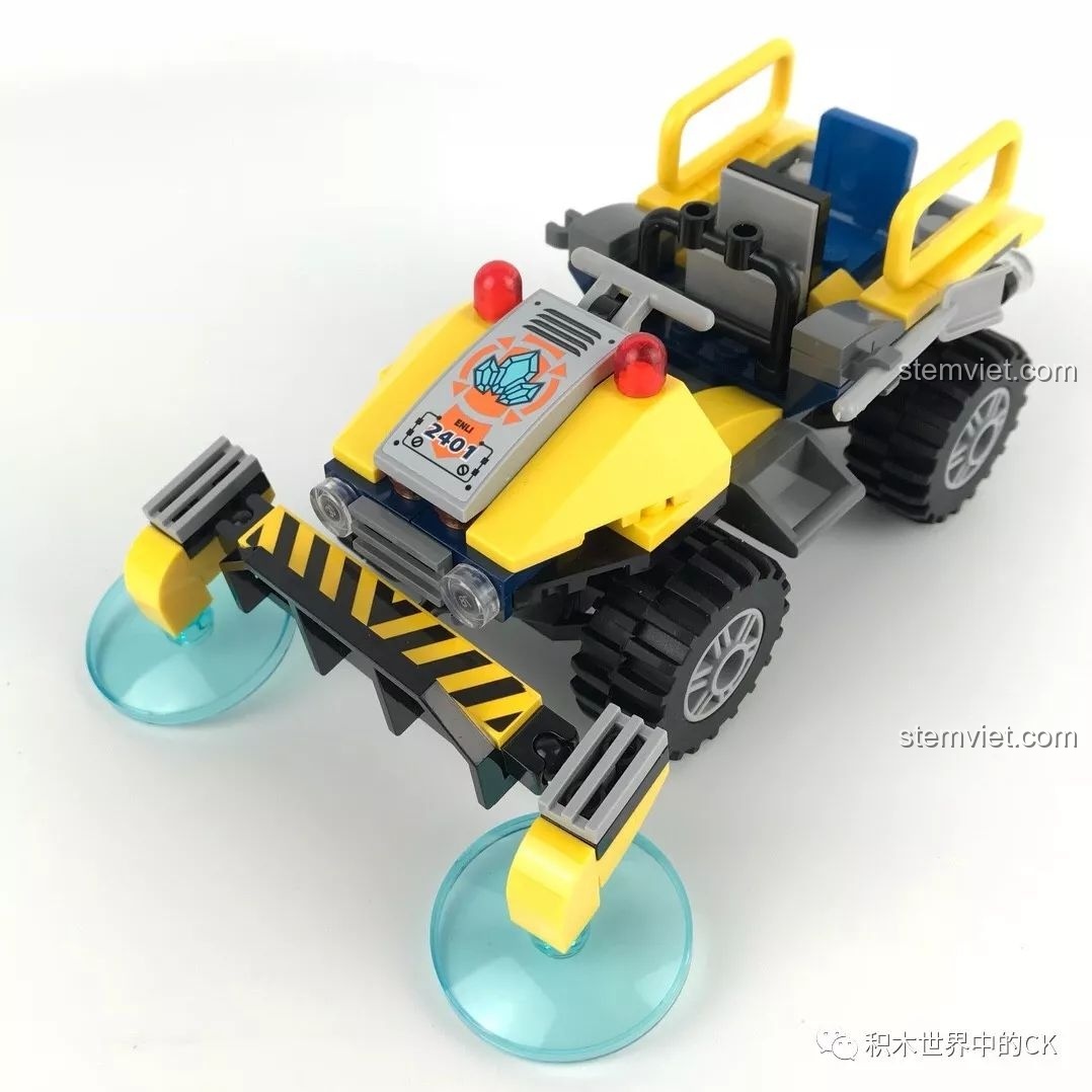 Xe Sona Explorer 2401 đã lắp ráp hoàn chỉnh, bộ lắp ghép Xe Thăm Dò Tinh Thể Kyanite Squad.