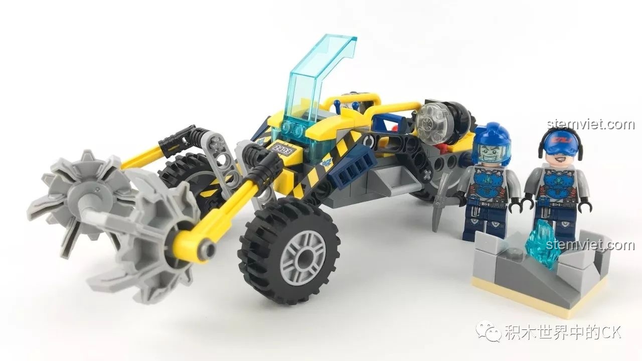 Minifigure Bard của bộ lắp ghép Xe Quét Đá Kyanite Squad 2404, đồ chơi cho bé trai.