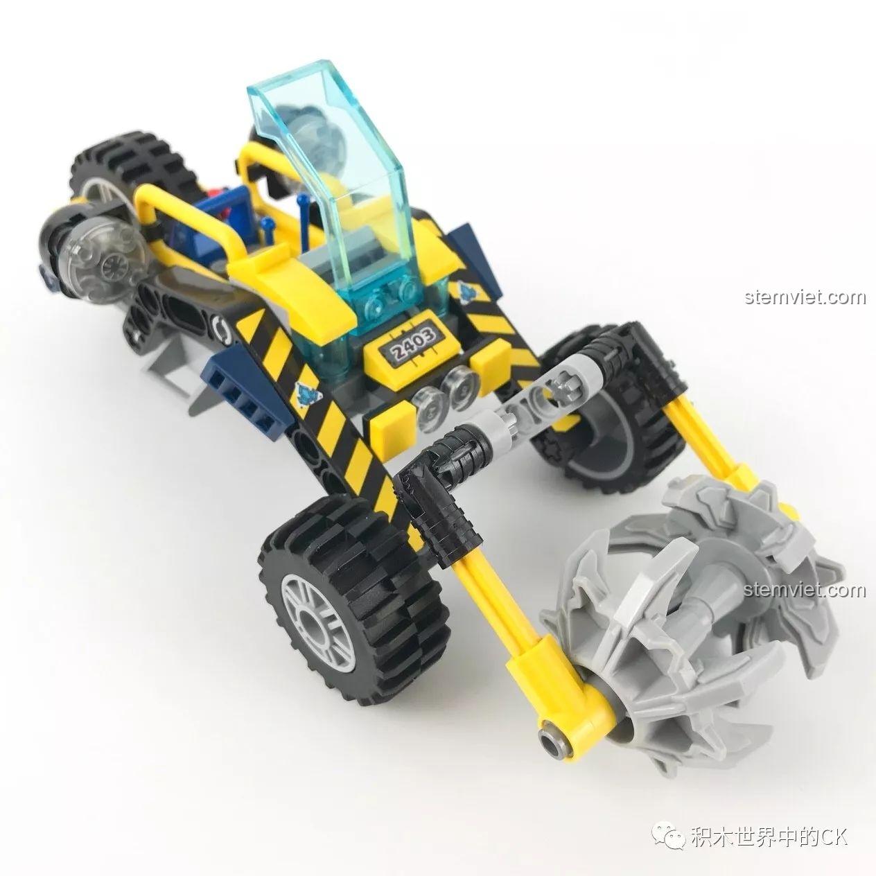 Minifigure Li của bộ lắp ghép Xe Quét Đá Kyanite Squad 2404, đồ chơi cho bé trai.