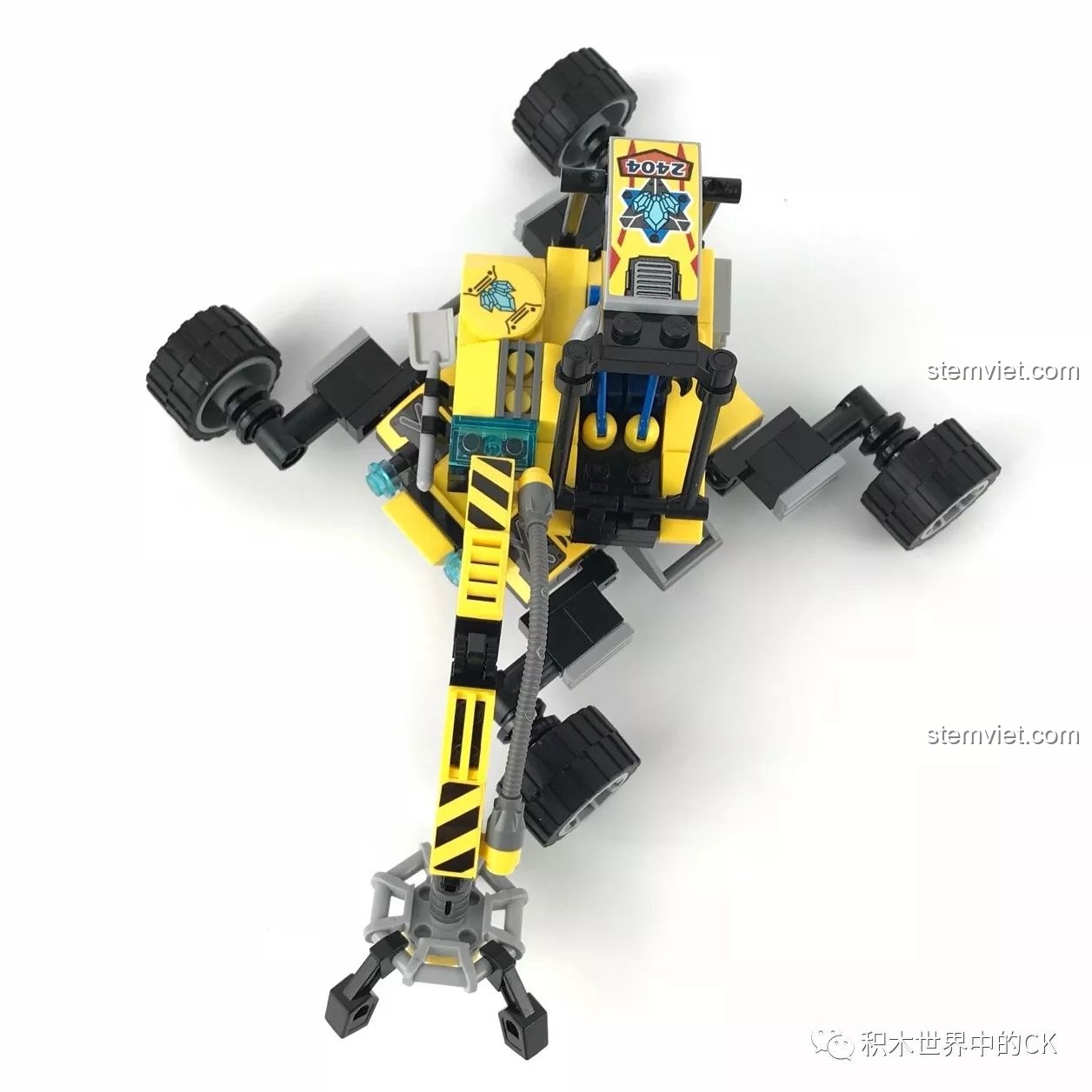 Tất cả các bộ lắp ghép Kyanite Squad 2401-2404 cùng các minifigure, đồ chơi cho bé trai 6 tuổi.