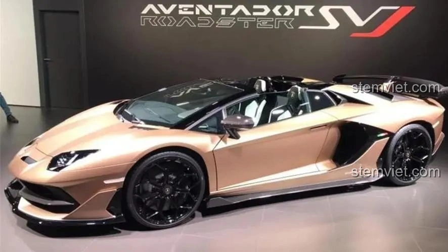 Hình ảnh siêu xe Lamborghini Aventador SVJ Roadster thực tế, nguồn cảm hứng cho bộ lắp ráp Feifan F10002.