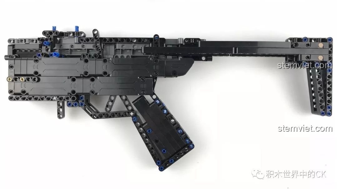 Lắp ráp báng súng cho mô hình súng MP5, trải nghiệm CaDA C81006 Súng cảnh sát MP5.