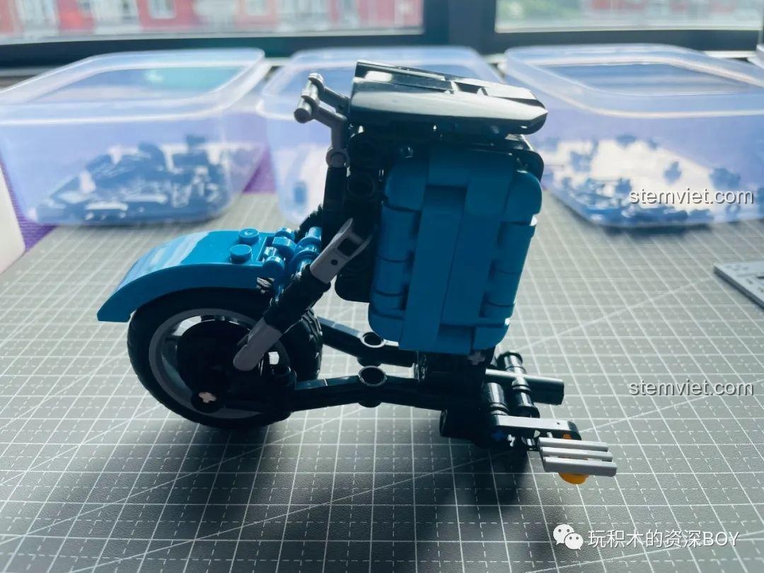 Lắp ráp bánh trước và hệ thống lái của bộ lắp ráp xe điện ZHEGAO QL1266.