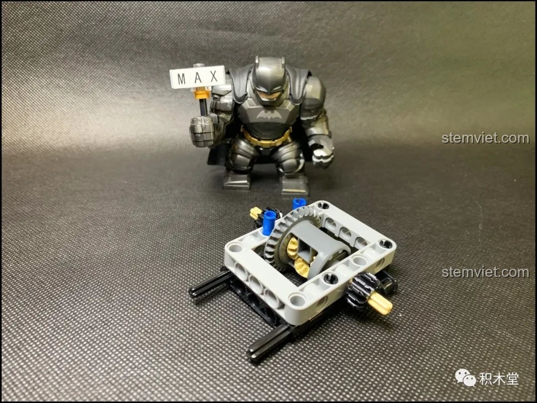 Quá trình lắp ráp bộ vi sai trước của đồ chơi xây dựng Xe off-road Wrangler cho con trai 8+.