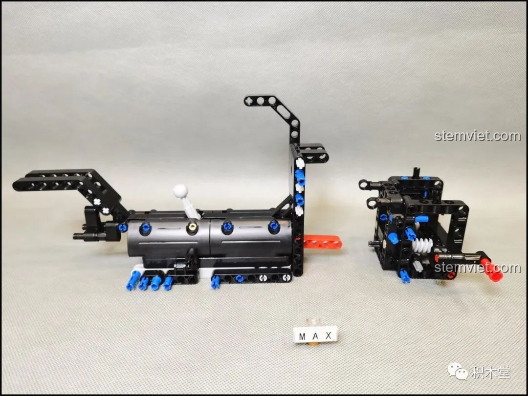 Lắp ráp cụm điều khiển trung tâm và cần số cho đồ chơi lắp ghép Siêu xe Lamborghini Centenario cho trẻ em 14+.
