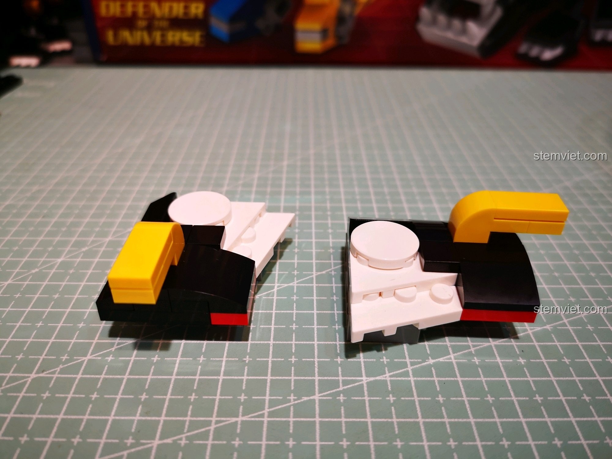 Quá trình lắp ráp đầu Voltron đang dần hoàn thiện.