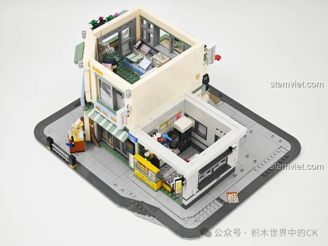 Cảm nhận Wekki 516954 trong quá trình lắp ráp phần mái và các chi tiết ngoại thất như ô che, bàn ghế.