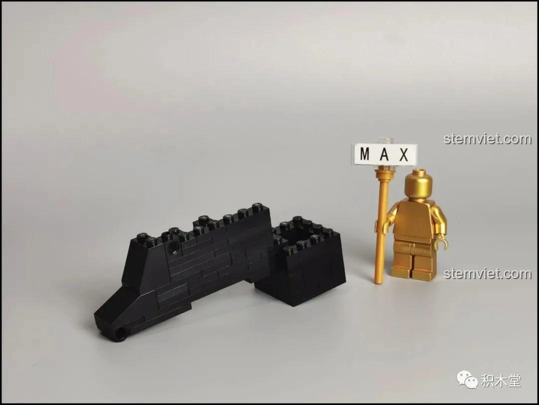 Quá trình lắp ráp phần thân của mô hình máy chiếu phim cổ điển Zhegao 00907.