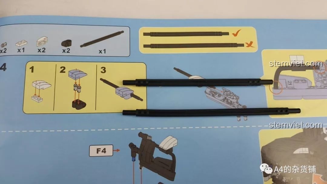 Công đoạn lắp ráp vòm bánh xe sau cho mô hình xe đua Porsche 919 Hybrid C61016.