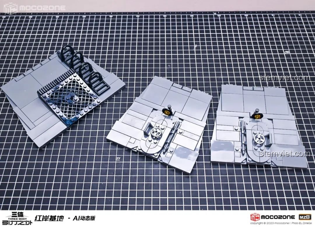 Quá trình lắp ráp chiếc xe jeep quân sự mini đi kèm bộ lắp ráp Hồng Ngạn Cơ Địa (Red Coast Base) Tam Thể.