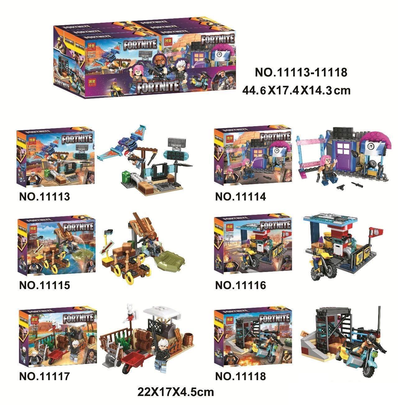 Bộ lắp ghép Fortnite LARI BELA 11118, đồ chơi lắp ráp cảnh quan Fortnite, phù hợp bé trai 6 tuổi, giá tốt, chất lượng cao.