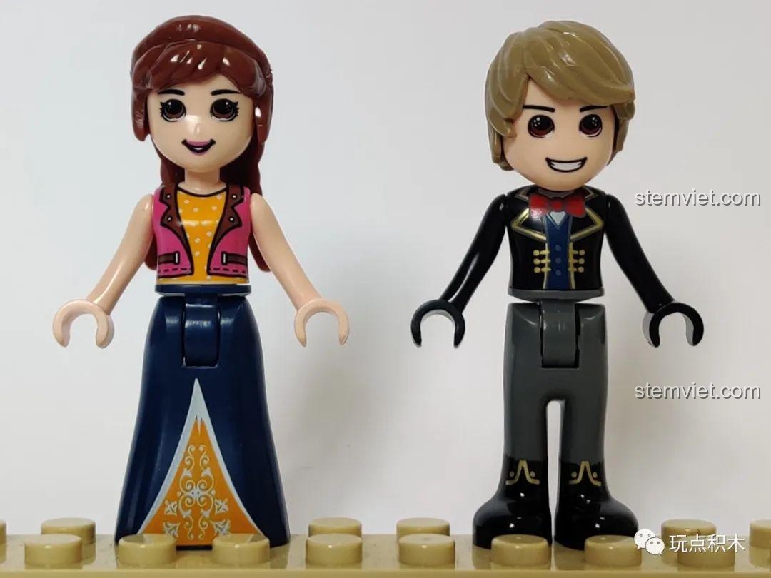 Nhân vật Anna và Hans trong Lâu Đài Băng Giá Mini S-Girls