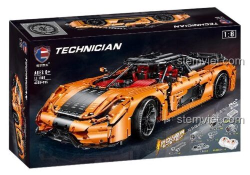 Hộp sản phẩm bộ lắp ghép Koenigsegg Regera LE-J905