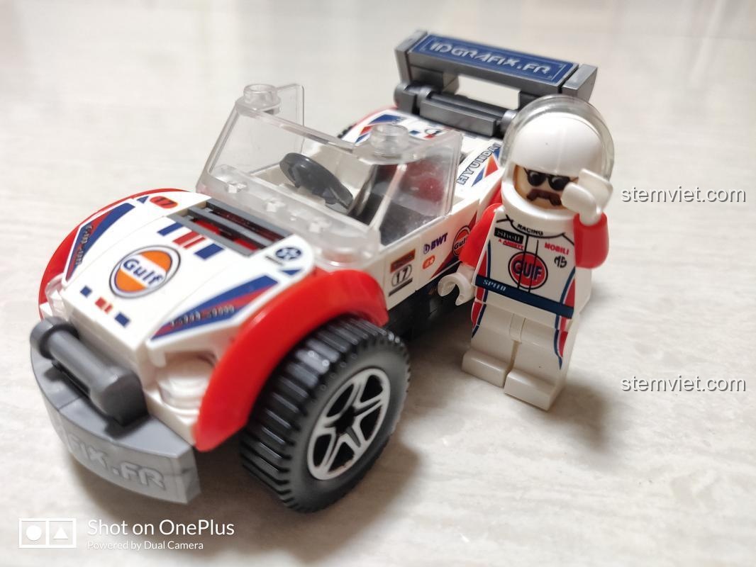 Minifigure và xe địa hình Racing 乐毅积木 31006C, có thể lắp 4 mẫu xe khác nhau, phù hợp cho bé trai 6 tuổi, chất liệu nhựa ABS cao cấp, giá tốt